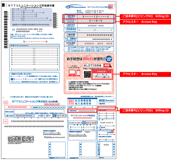 ご請求番号 とは何ですか ご請求番号が分からない 個人のお客さま向けサービス全般 Ntt Com お客さまサポート